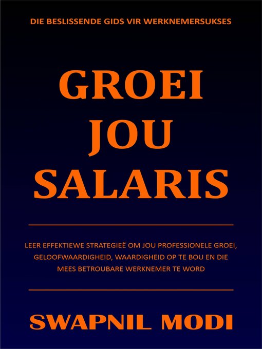Title details for Groei Jou Salaris by Swapnil Modi - Available
